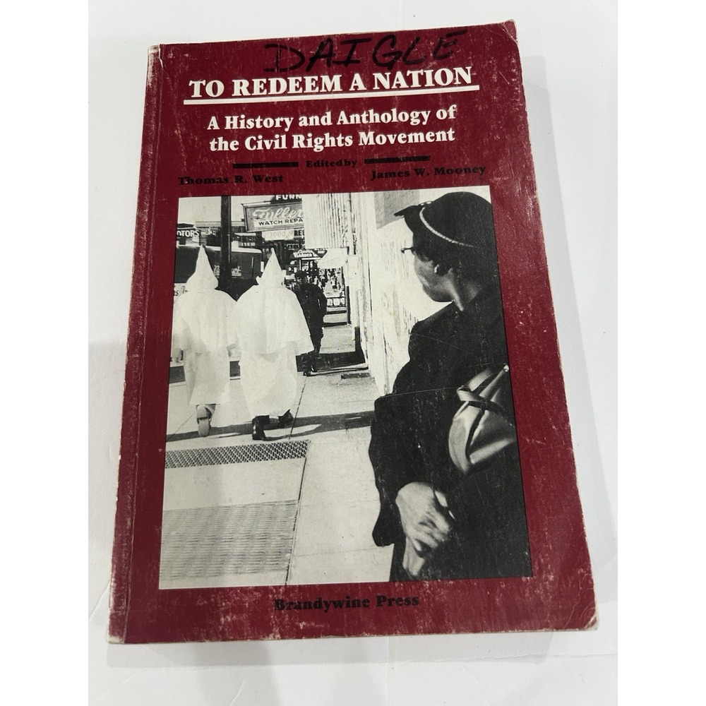 To Redeem a Nation Civil Rights Movement History Brandywine Press 1993 1st Ed PB